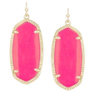 Kendra Scott Neon Pink Elle Earrings